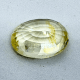 Yellow Sapphire (Pukhraj - 7.00 cts) - Ceylonese (Super Premium) - Himalaya Rudraksha Anusandhan Kendra