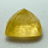 Yellow Sapphire (Pukhraj - 7.20 cts) - Ceylonese - Himalaya Rudraksha Anusandhan Kendra