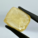 Yellow Sapphire (Pukhraj - 7.20 cts) - Ceylonese - Himalaya Rudraksha Anusandhan Kendra