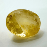 Yellow Sapphire (Pukhraj - 7.30 cts) - Ceylonese - Himalaya Rudraksha Anusandhan Kendra