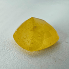 Yellow Sapphire (Pukhraj - 7.50 cts) - Ceylonese - Himalaya Rudraksha Anusandhan Kendra