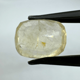 Yellow Sapphire (Pukhraj - 7.75 cts) - Ceylonese - Himalaya Rudraksha Anusandhan Kendra