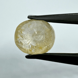 Yellow Sapphire (Pukhraj - 8.30 cts) - Ceylonese - Himalaya Rudraksha Anusandhan Kendra