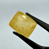 Yellow Sapphire (Pukhraj - 8.45 cts) - Ceylonese - Himalaya Rudraksha Anusandhan Kendra