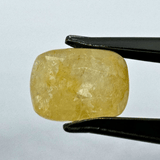 Yellow Sapphire (Pukhraj - 8.50 cts) - Ceylonese - Himalaya Rudraksha Anusandhan Kendra