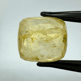 Yellow Sapphire (Pukhraj - 8.65 cts) - Ceylonese - Himalaya Rudraksha Anusandhan Kendra