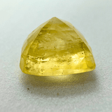 Yellow Sapphire (Pukhraj - 9.65 cts) - Ceylonese - Himalaya Rudraksha Anusandhan Kendra