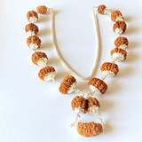 1 - 13 Mukhi Shiv Shakti Rudraksha Mala (Nepal Origin) - Himalaya Rudraksha Anusandhan Kendra