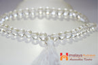 Sphatik(quartz) Mala - Plane cut - himalaya rudraksha anusandhan kendra