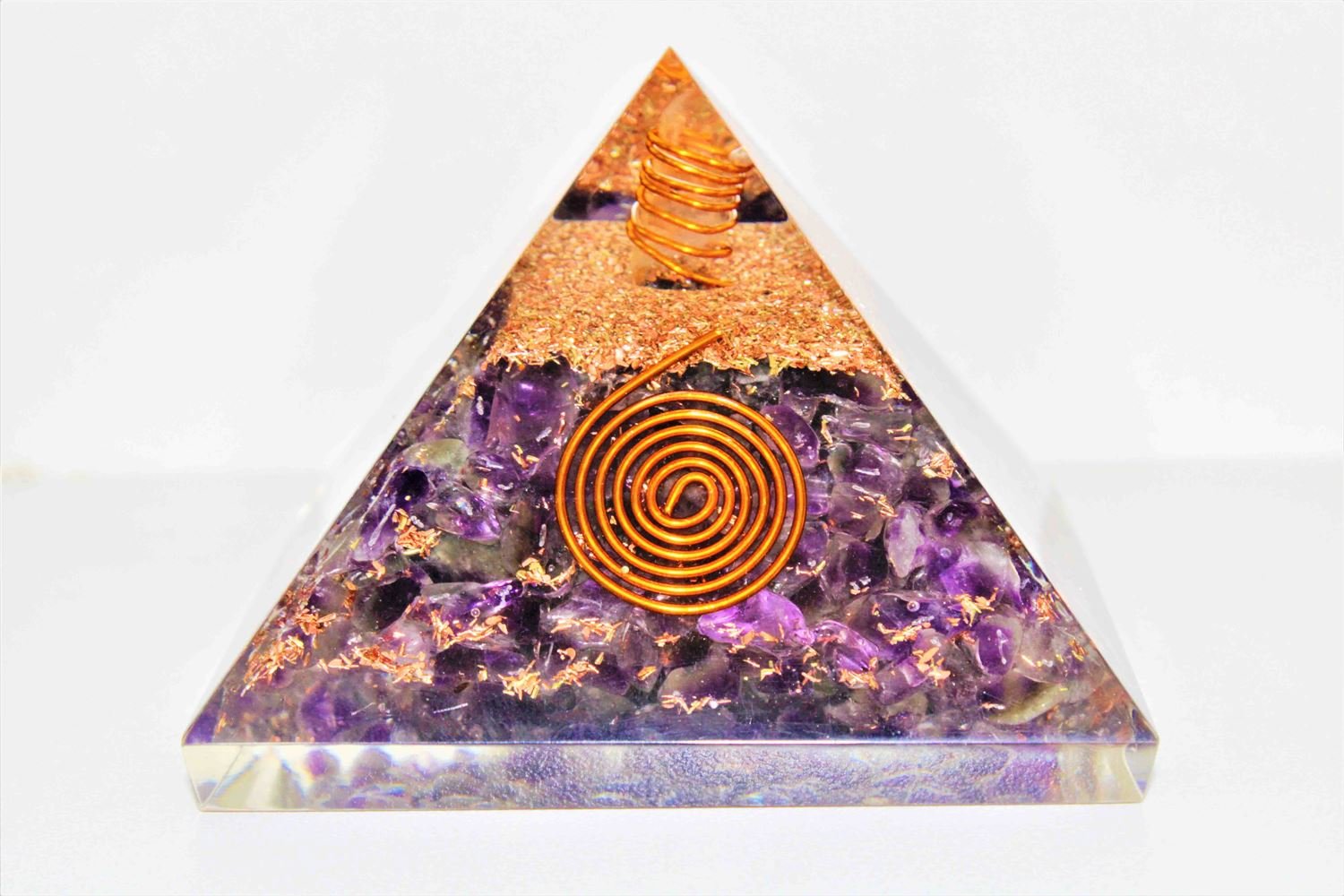 Amethyst Pyramid - Himalaya Rudraksha Anusandhan Kendra