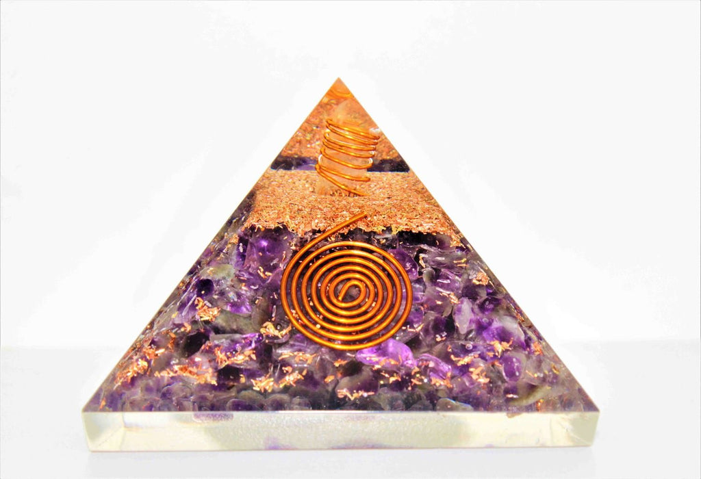 Amethyst Pyramid - Himalaya Rudraksha Anusandhan Kendra