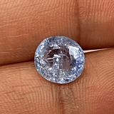 Blue Sapphire (Neelam - 3.30 cts) - Ceylonese - Himalaya Rudraksha Anusandhan Kendra