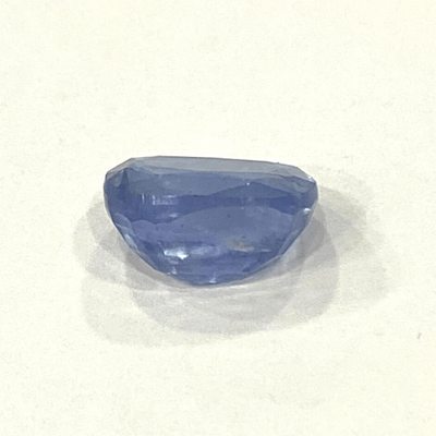 Blue Sapphire (Neelam - 5.40 cts) - Ceylonese - Himalaya Rudraksha Anusandhan Kendra