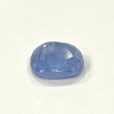 Blue Sapphire (Neelam - 5.40 cts) - Ceylonese - Himalaya Rudraksha Anusandhan Kendra