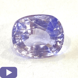 Blue Sapphire (Neelam - 5.40 cts) - Ceylonese - Himalaya Rudraksha Anusandhan Kendra