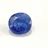 Blue Sapphire (Neelam - 7.55 cts) - Ceylonese - Himalaya Rudraksha Anusandhan Kendra