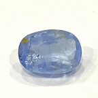 Blue Sapphire (Neelam - 7.55 cts) - Ceylonese - Himalaya Rudraksha Anusandhan Kendra
