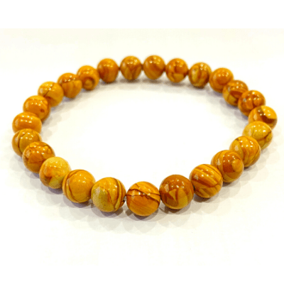 Camel Jasper Bracelet - Himalaya Rudraksha Anusandhan Kendra