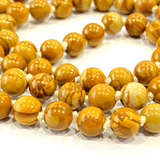 Camel Jasper Mala (108 + 1 Beads) - Himalaya Rudraksha Anusandhan Kendra