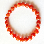 Carnelian Banded Bracelet - Himalaya Rudraksha Anusandhan Kendra
