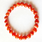 Carnelian Banded Bracelet - Himalaya Rudraksha Anusandhan Kendra