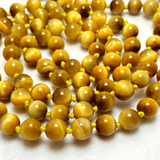 Catseye (Lehsuniya) Stone Mala (108 + 1 Beads) - Himalaya Rudraksha Anusandhan Kendra