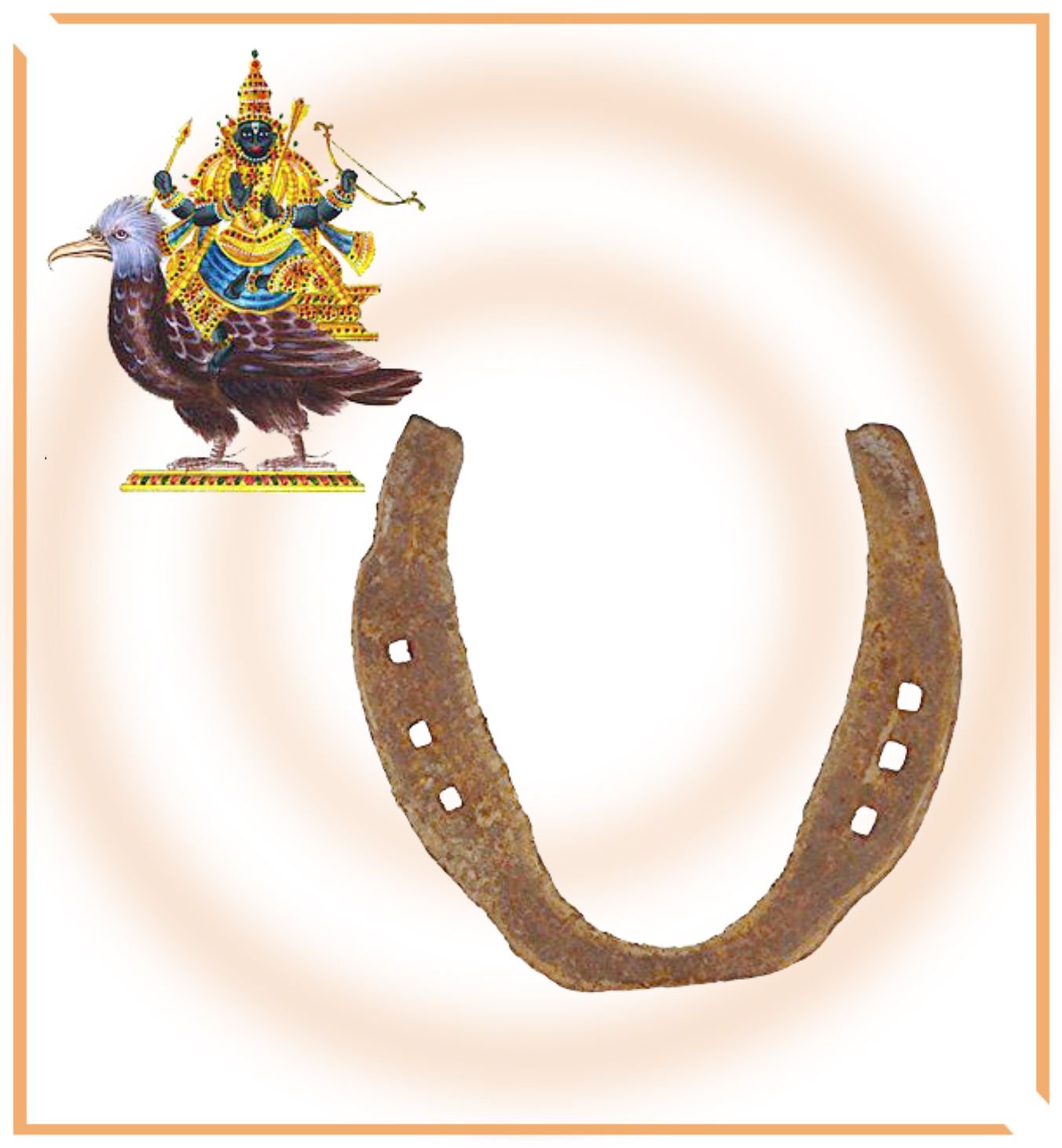 Divy Horse Shoe / Ghoda Naal (2 piece set) - Himalaya Rudraksha Anusandhan Kendra