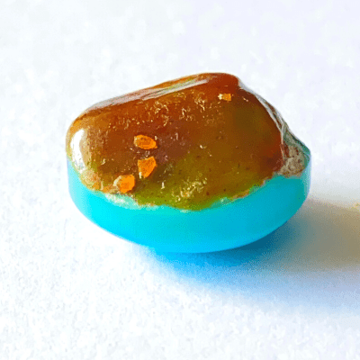 Firoza (Turquoise) - 9.45 Cts - Himalaya Rudraksha Anusandhan Kendra
