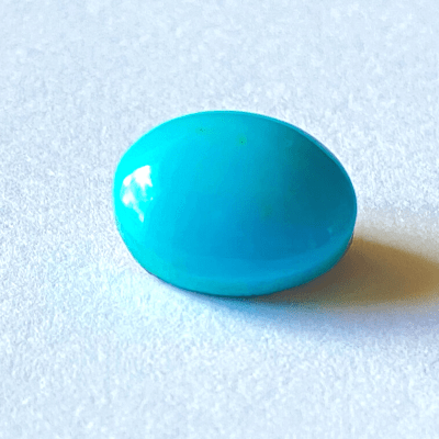 Firoza (Turquoise) - 9.45 Cts - Himalaya Rudraksha Anusandhan Kendra