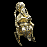 Ganesha Rolling Chair Statue - Himalaya Rudraksha Anusandhan Kendra