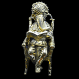 Ganesha Rolling Chair Statue - Himalaya Rudraksha Anusandhan Kendra