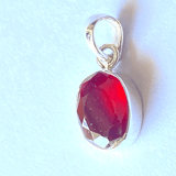 Gomedha Silver Pendant - Himalaya Rudraksha Anusandhan Kendra