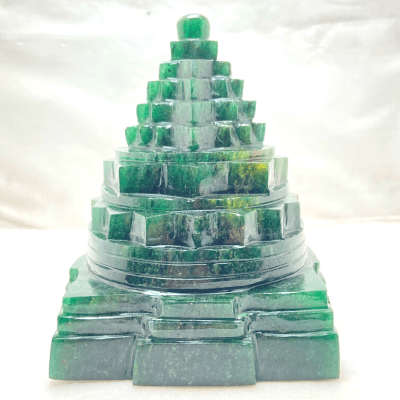 Green Jade Shreeyantra - 1.2 Kg - Himalaya Rudraksha Anusandhan Kendra