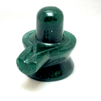 Green Jade Stone Shivling (100 grams) - Himalaya Rudraksha Anusandhan Kendra