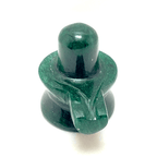 Green Jade Stone Shivling (100 grams) - Himalaya Rudraksha Anusandhan Kendra
