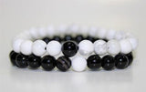Howlite Couple Bracelet - Himalaya Rudraksha Anusandhan Kendra