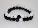 Howlite Couple Bracelet - Himalaya Rudraksha Anusandhan Kendra