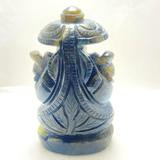 Labrodorite Ganesha - (430 gm) - Himalaya Rudraksha Anusandhan Kendra