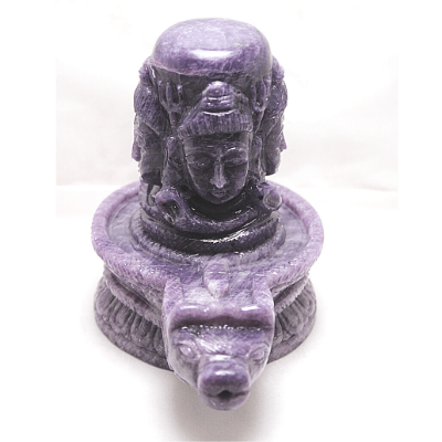 Lapidolite Stone Shivling - Himalaya Rudraksha Anusandhan Kendra