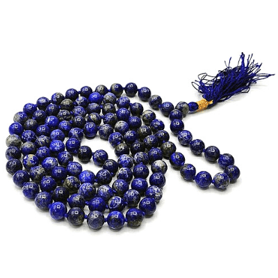 Lapis Lazuli Mala - Himalaya Rudraksha Anusandhan Kendra