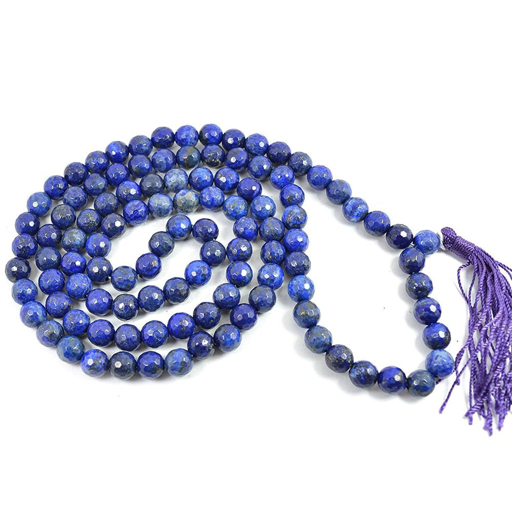 Lapis Lazuli Mala - Himalaya Rudraksha Anusandhan Kendra
