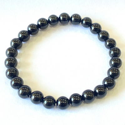 Buy Shubhanjali Natural Black Tourmaline Stone Bracelet for Men and Women 8  mm 24 Beads Reiki Healing Crystal Online  Get 55 Off