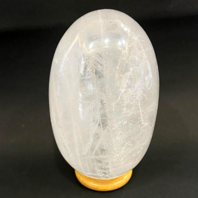 Sphatik Shivlingam  (Milky White- 680 grams) - Himalaya Rudraksha Anusandhan Kendra