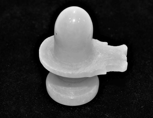 Marble Stone Shivling - Himalaya Rudraksha Anusandhan Kendra
