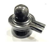 Natural Black Agate Shivling (700 gm) - Himalaya Rudraksha Anusandhan Kendra