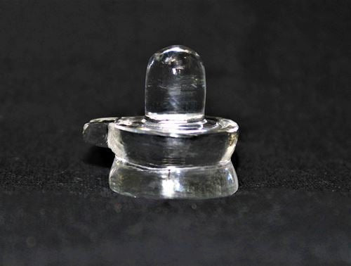 Natural Sphatik Shivling - 1.3 inches apx - Himalaya Rudraksha Anusandhan Kendra