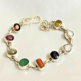 Navratna Bracelet (Big Size) - Himalaya Rudraksha Anusandhan Kendra