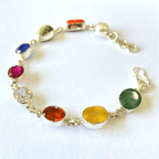 Navratna Bracelet (Small Size) - Himalaya Rudraksha Anusandhan Kendra