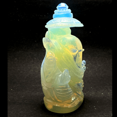 Opal Stone Ganesha - (358 gm) - Himalaya Rudraksha Anusandhan Kendra