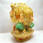 Panchmukhi Ganesha with Meenakari - Himalaya Rudraksha Anusandhan Kendra